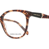 Karen Millen KM1096 183 Full Rim Brown Tortoise Women's Eyeglasses
