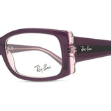 Ray-Ban RX5434 Miriam 8364 Full Rim Violet on Transparent Pink Women's Eyeglasses