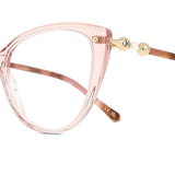 Carolina Herrera HER 0319 35J Full Rim Transparent Pink Women's Eyeglasses