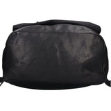 Chrome Hearts, Black/Silver, MOTO BACKPACK CROSS Cemetery Cross Patch Leather Backpack, Leather, Black/Silver