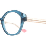 Face a Face Chroma 1 3207 Full Rim Eyeglasses, Gray/Blue Petrol Transparent, Women's