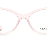 Ralph by Ralph Lauren RA7181U 6190 Full Rim Transparent Shiny Pink Women's Eyeglasses (, )