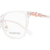 Swarovski SK2026D Asian Fit 1027 Full Rim Clear Eyeglasses for Women