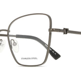 Dsquared2 D2 0039 V81 Full Rim Dark Ruthenium Grey Women's Eyeglasses