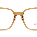 Versace VE3360D Asian Fit 5028 Full Rim Transparent Brown Women's Eyeglasses
