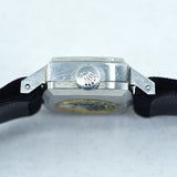 ROLEX Vintage Ladies Manual Winding 2611 Silver/Black Leather Strap Ladies Watch - Vintage