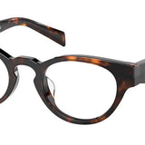 Prada PR A11VD Asian Fit 14L1O1 Full Rim Honey Tortoise Women's Eyeglasses Frame