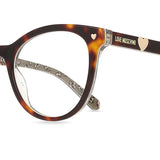 Moschino Love MOL592 2VM Full Rim Tortoise Clear Women's Eyeglasses