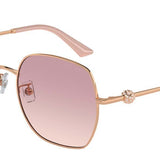 Jimmy Choo JC4008HD Asian Fit 300868 Full Rim Rose Gold Women's Sunglasses (UV Category 1)