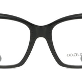 Dolce & Gabbana DG3419 501 Full Rim Shiny Black Women's Eyeglasses (, )
