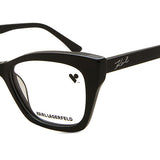 Karl Lagerfeld KL6134 001 Full Rim Black Women's Eyeglasses (, )