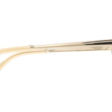 Miu Miu MU50XV 14M1O1 Full Rim Eyeglasses in Beige Brown/Gold for Women