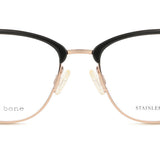 Rag & Bone RNB3060/G 807 Full Rim Eyeglasses, Black & Gold, Women's