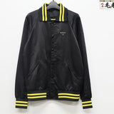 Prada, Size 46, Triangle Logo Nylon Stadium Jacket, Nylon, 46