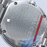 GUCCI G-Round Bezel Diamond YA101510 101L Women's Watch Stainless Steel