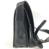 Chrome Hearts, Black, BS Fleur Mail Bag Shoulder Bag, Leather, Black