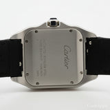 Cartier Santos 100 LM W20073X8 Silver Dial Men’s Watch - Pre-owned
