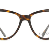 Swarovski SK2047 1002 Full Rim Tortoiseshell Eyeglasses for Women
