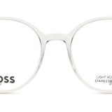 BOSS 1664 FT3 Full Rim Transparent Light Gray Women's Eyeglasses