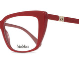 Max Mara MM5037 066 Full Rim Eyeglasses in a glossy dark red finish. Women's/Ladies' Eyeglasses/Spectacles/Fashion Glasses