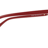 Max Mara MM5037 066 Full Rim Eyeglasses in a glossy dark red finish. Women's/Ladies' Eyeglasses/Spectacles/Fashion Glasses