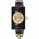 Gucci Women's Gold Tone Steel Case Quartz Gold-Tone Dial Analog Watch YA143508