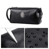 Chrome Hearts, Black, 25 × 9 × 13cm, 2-Way Mini Men's Clutch Bag / Second Bag, Synthetic Leather, 25 × 9 × 13cm, Black
