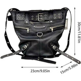 Chrome Hearts, Black, Multi-Pocket Studded Messenger Bag / Shoulder Bag, Black