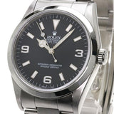 Rolex Explorer Herrenuhr aus Edelstahl, gebraucht