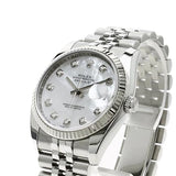 Rolex Datejust 116234NG herreur med 10 diamanter og rustfrit stål