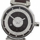 Louis Vuitton Tambour Disc Diamond Dial Q111A Quartz Ladies