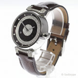 Louis Vuitton Tambour Disc Diamond Dial Q111A Quartz Ladies