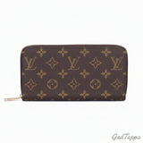 Louis Vuitton Zippy Wallet Monogram M41896 Coquelicot