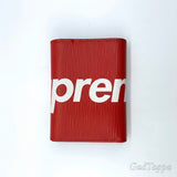 Louis Vuitton x Supreme Ketten-Portemonnaie „Rot“, M67755