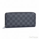 Louis Vuitton Zippy Portmonni Horizontal N00056 Damier Graphite