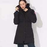 Canada Goose Shelburne Parka, Women's Hooded Down Coat, Classic Fit, Long Jacket, CGL3802W