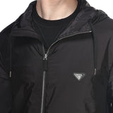 Prada, Men's Triangle Logo Hooded Zip-Up Jacket, Re-Nylon