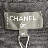 Chanel, Black, Size 40, Métiers d'Art Collarless Jacket, Silk/Polyamide/Elastane, 40, Black