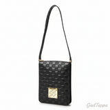 LOUIS VUITTON Damier Vernis Club Shoulder Bag Black Ladies Used Brand High Brand - Vintage