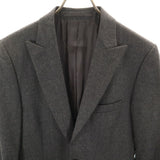 Prada, Charcoal Gray, Size 44R, Men's Tailored Jacket, Wool, 44R, Charcoal Gray