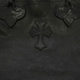 Chrome Hearts, Black, OLD FS TOTE Cross Patch Leather Tote Bag, Leather, Black