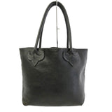 Chrome Hearts, Black, OLD FS TOTE Cross Patch Leather Tote Bag, Leather, Black