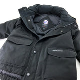 Canada Goose JASPER, Black, Size 6/7, Kids' Down Jacket, Polyester Wool, Size 6/7, Black