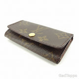 ouis Vuitton Monogram Multicle 4 Key Case, Brown, Women's, Pre-owned, High-End, Vintage
