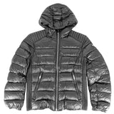 Prada, Navy, Size 46, Men's Triangle Logo Down Prada Jacket, Nylon, 46, Navy