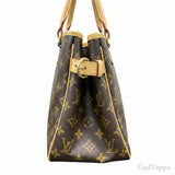 Louis Vuitton Batignolles Monogram Tote Bag M51156 PVC Leather VI0066 Brown Gold Handbag - Pre-Owned