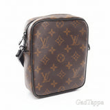 Louis Vuitton Christopher Wearable Wallet Monogram Macassar Shoulder Bag - Pre-owned