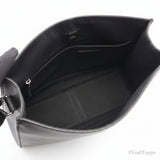 Louis Vuitton Andrey Shoulder Bag, Taiga Leather, Ardoise, Men's, Black, M32482 - Pre-owned