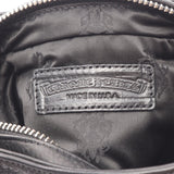 Chrome Hearts, Black, HOBO Scroll Label Women's Shoulder Bag, Leather/SV925, Black