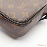 Louis Vuitton Christopher Wearable Wallet Monogram Macassar Shoulder Bag - Pre-owned